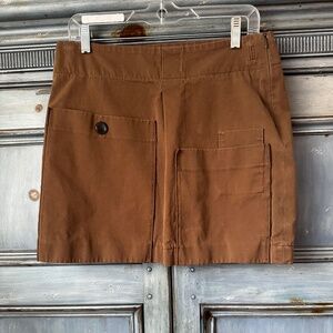 Brunello Cucinelli Brown Cargo Skirt Size 6 Made in Italy